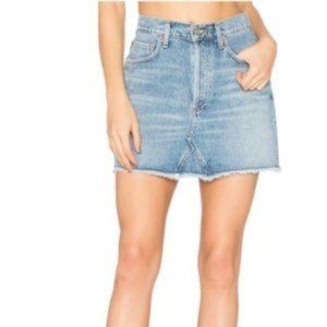 Agolde Quinn skirt Devotee wash mini skirt